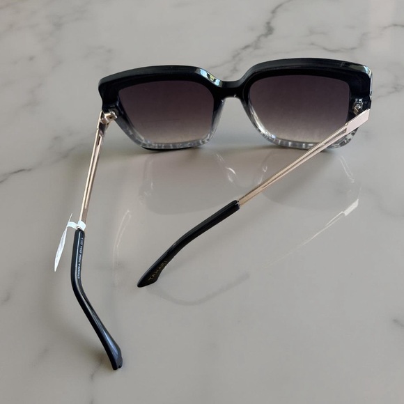 Tahari Black and Gold Sunglasses - Picture 5 of 7